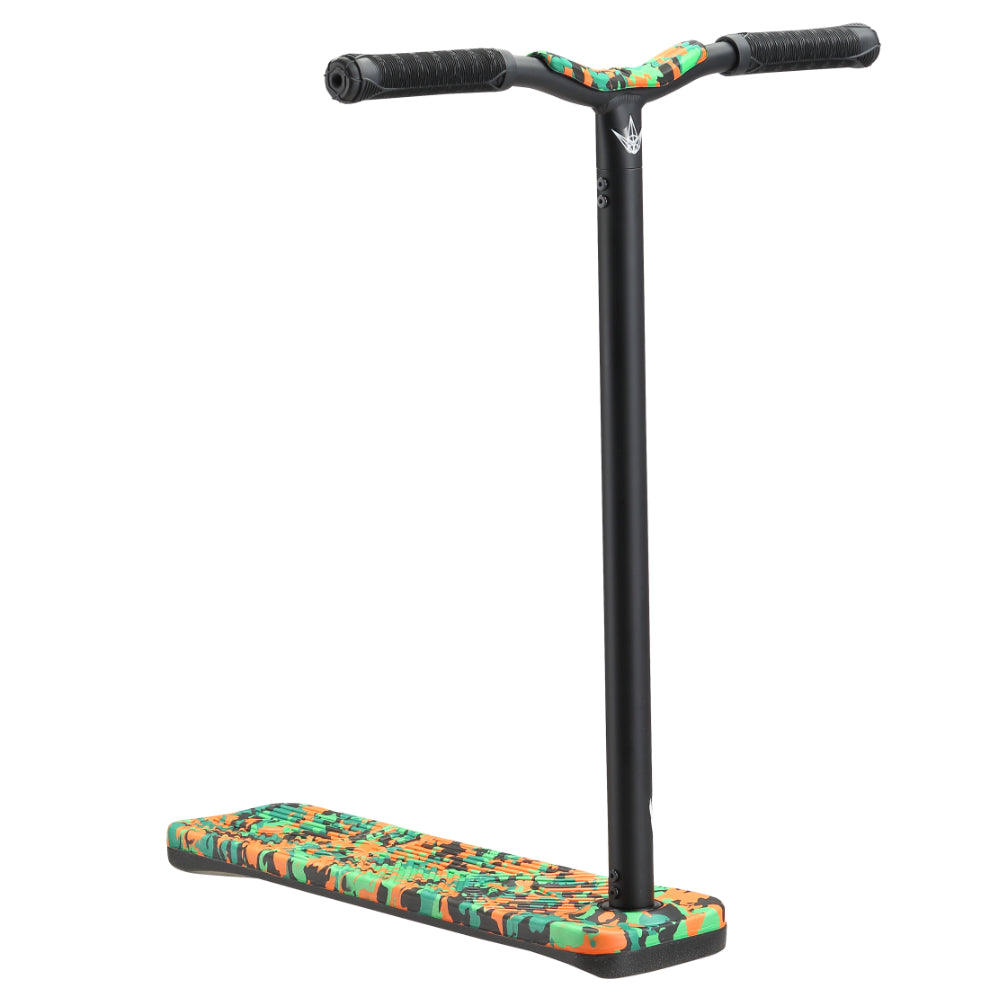 Envy TS PRO 6in Trampoline Scooter Orange Camo Angle