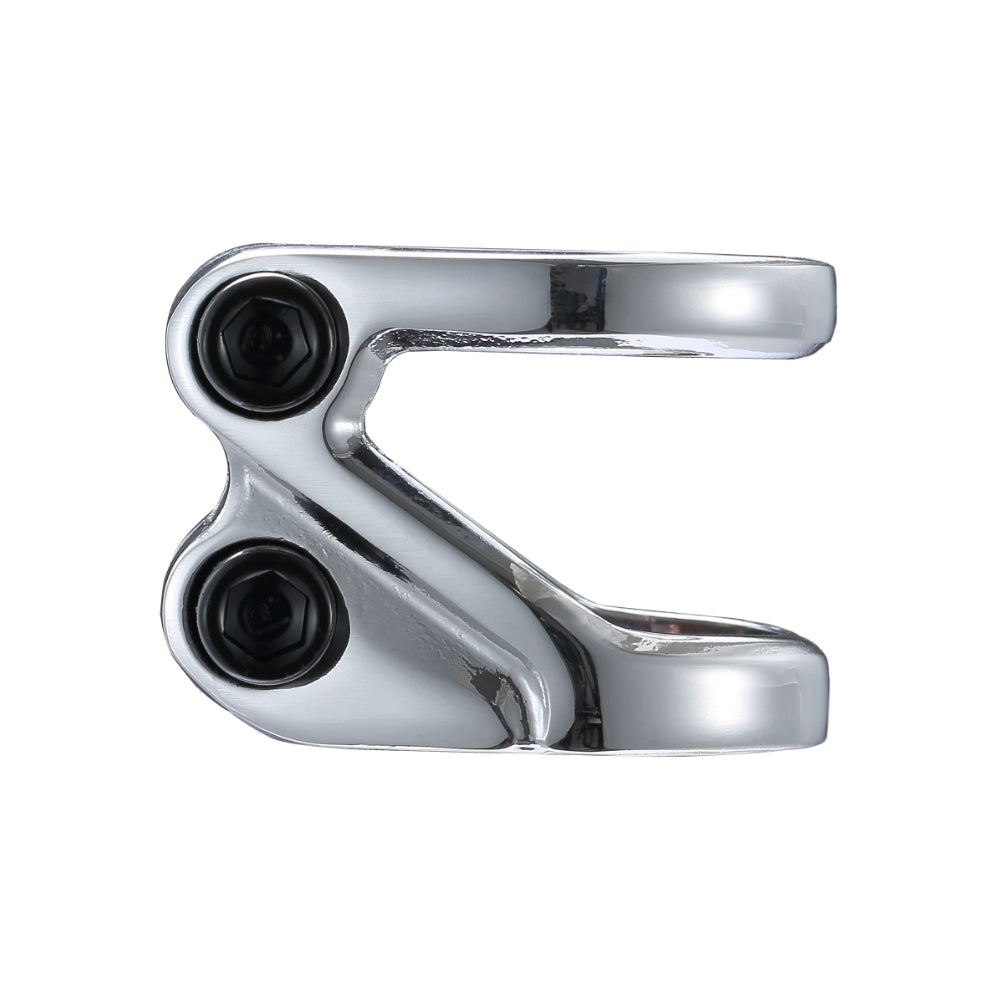 Envy Z Clamp 2 Bolt Super Light Scooter Clamp Chrome Polished Side View