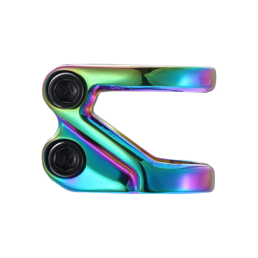 Envy Z Clamp 2 Bolt Super Light Scooter Clamp Oil Slick Neo Chrome Side