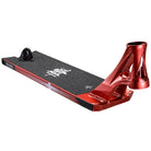 Envy AOS V6 Happy Hjalte Sig. Scooter Deck in Danish Red Front Right Angle View
