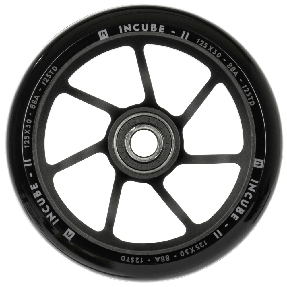 Ethic DTC Incube V2 12STD 125x30mm Scooter Wheels Black