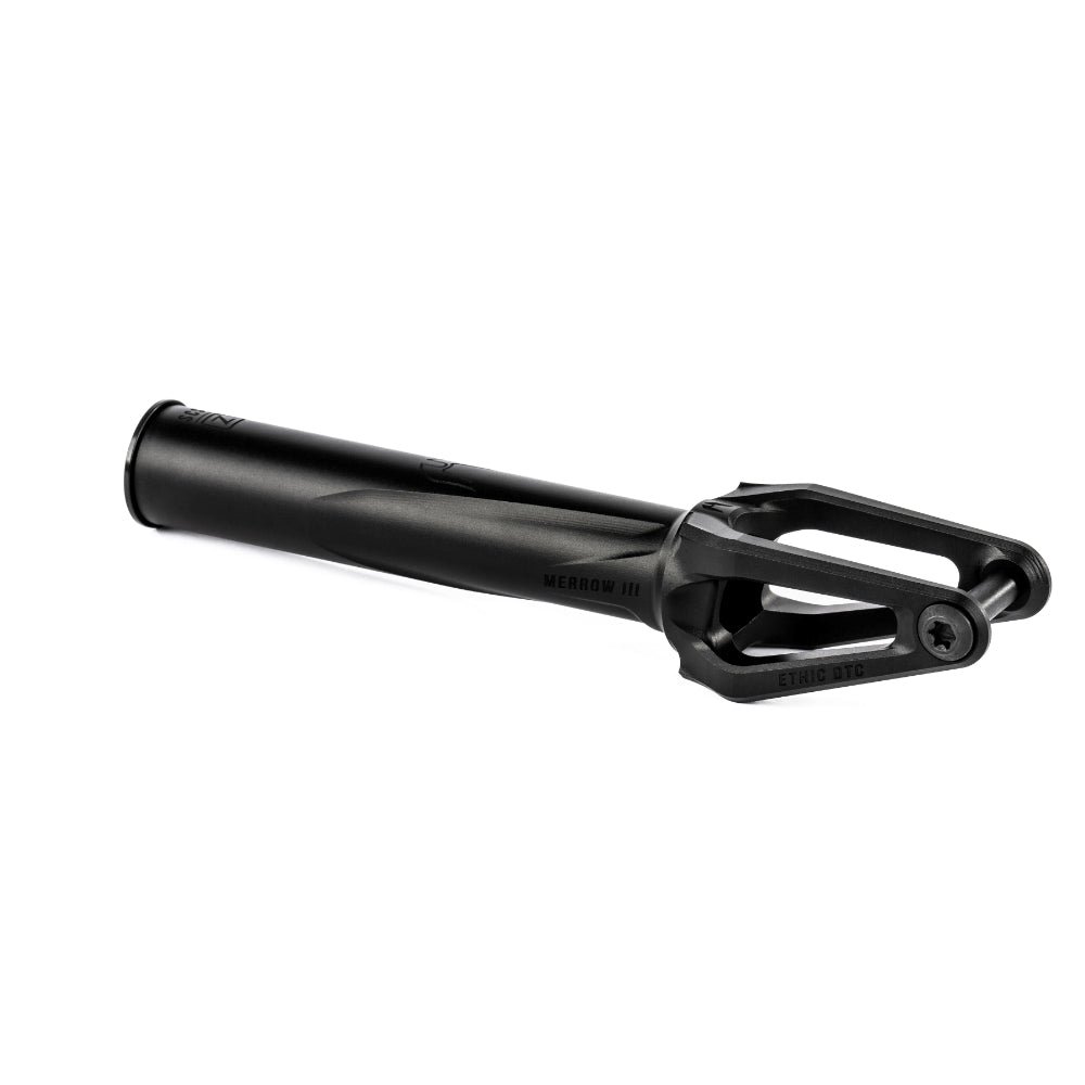 Ethic DTC Merrow V3 SCS Freestyle Scooter Fork Black Angle Lightest in the world