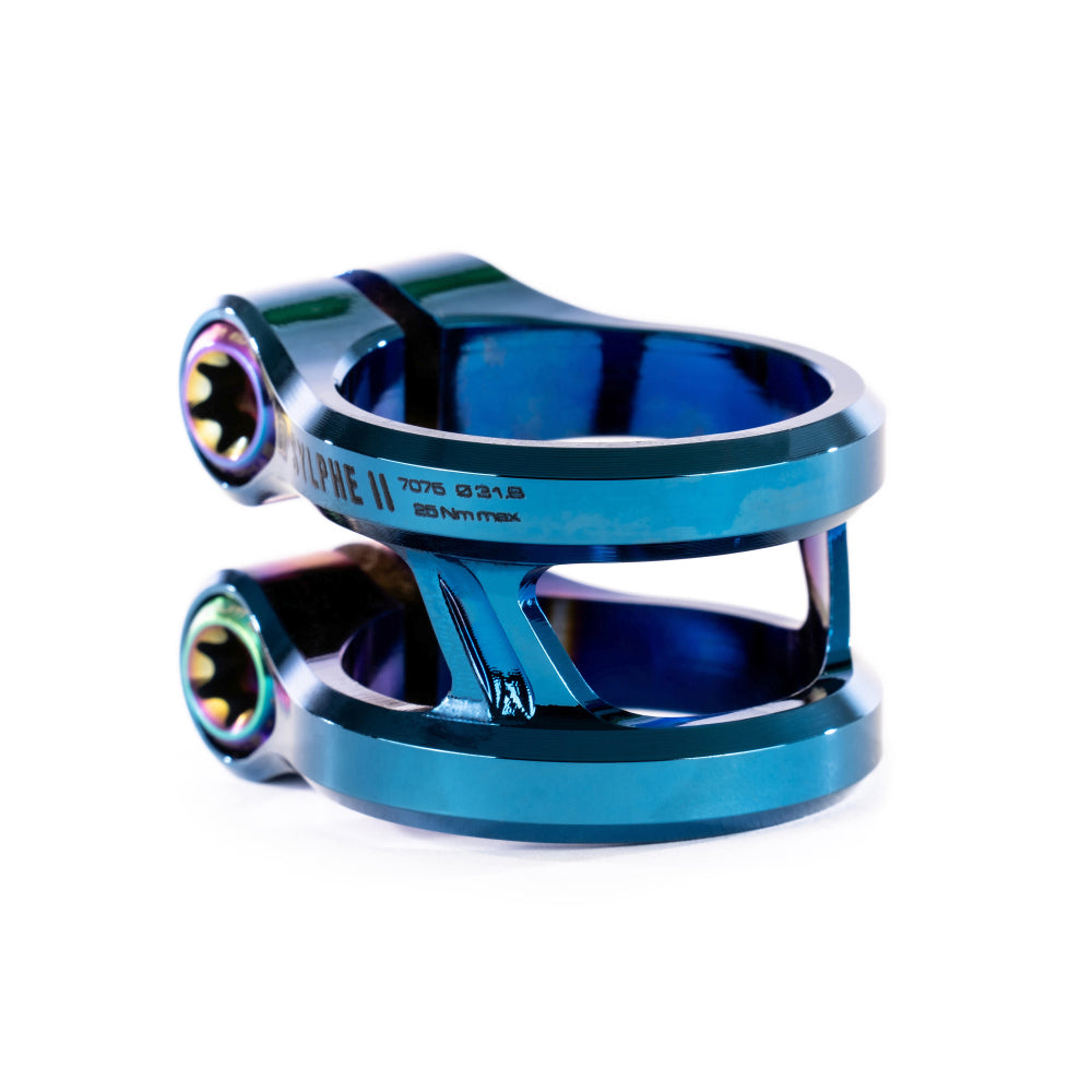 Ethic Collier De Serrage Sylphe Standard Noir - 31,8 Mm Aluminium 7075 - Ultra Léger 40g