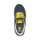 Etnies Kids Marana Navy/Gum/Yellow Shoes Top View