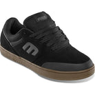 Etnies Marana Michelin Black / Gum / Dark Grey Shoes Angle View With Reinforced Top Cap