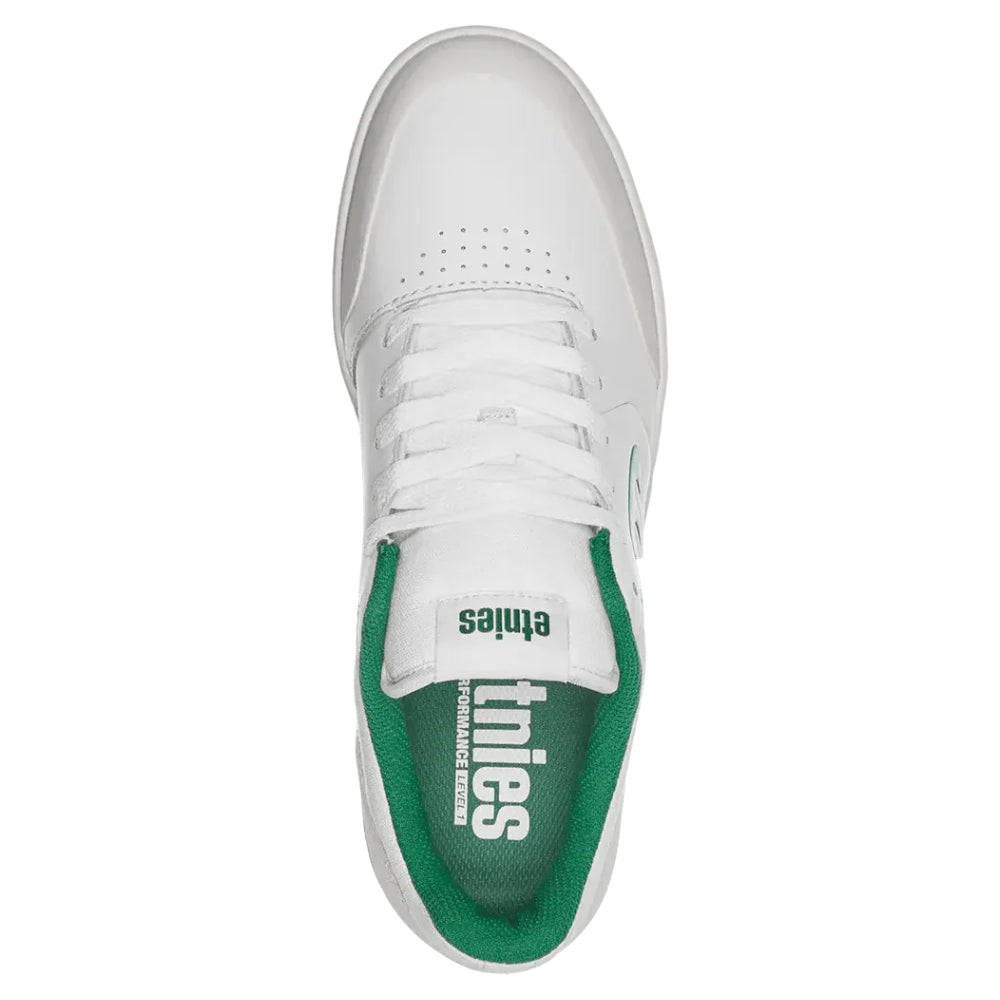Etnies Marana Michelin White/White/Green Shoes Top View
