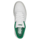 Etnies Marana Michelin White/White/Green Shoes Top View