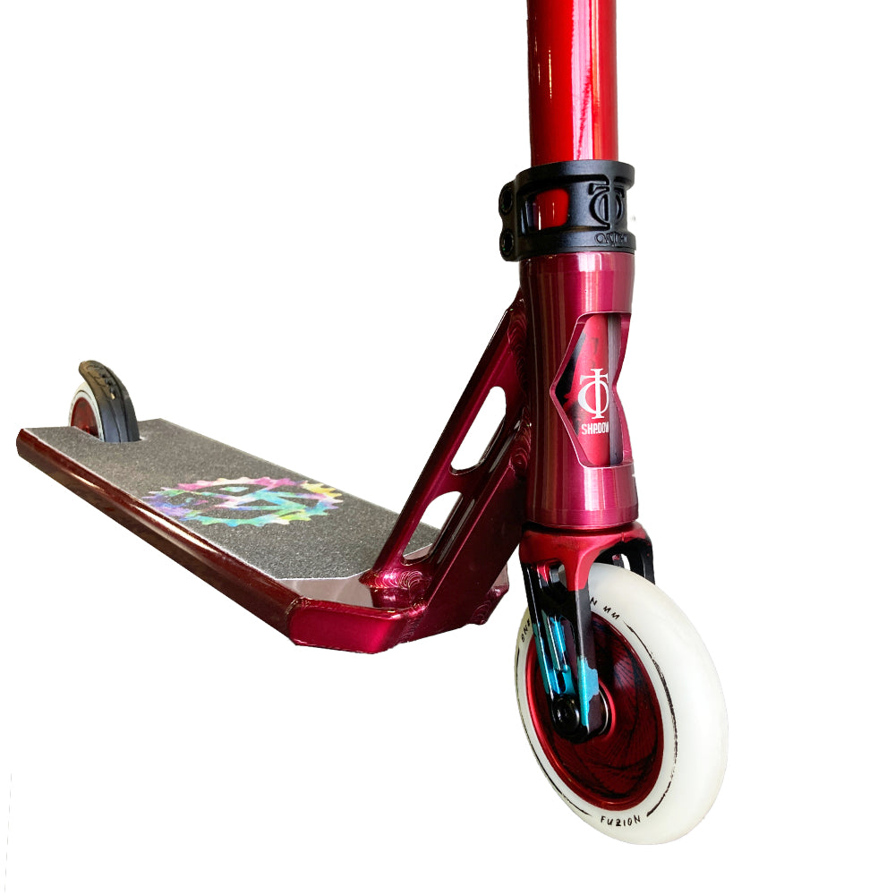 Fuzion Candy Apple Custom Scooter