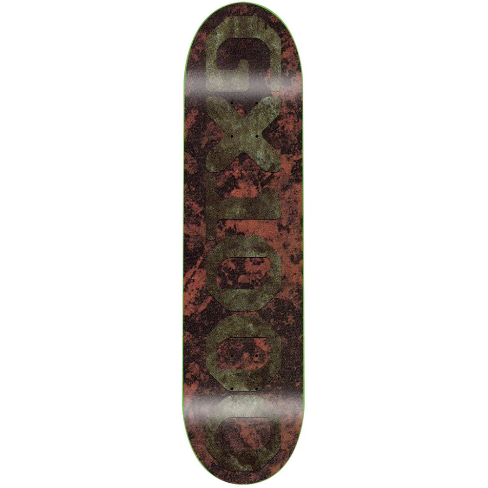 GX1000 OG Logo Patina Rust W/ Green 8.5 - Skateboard Deck