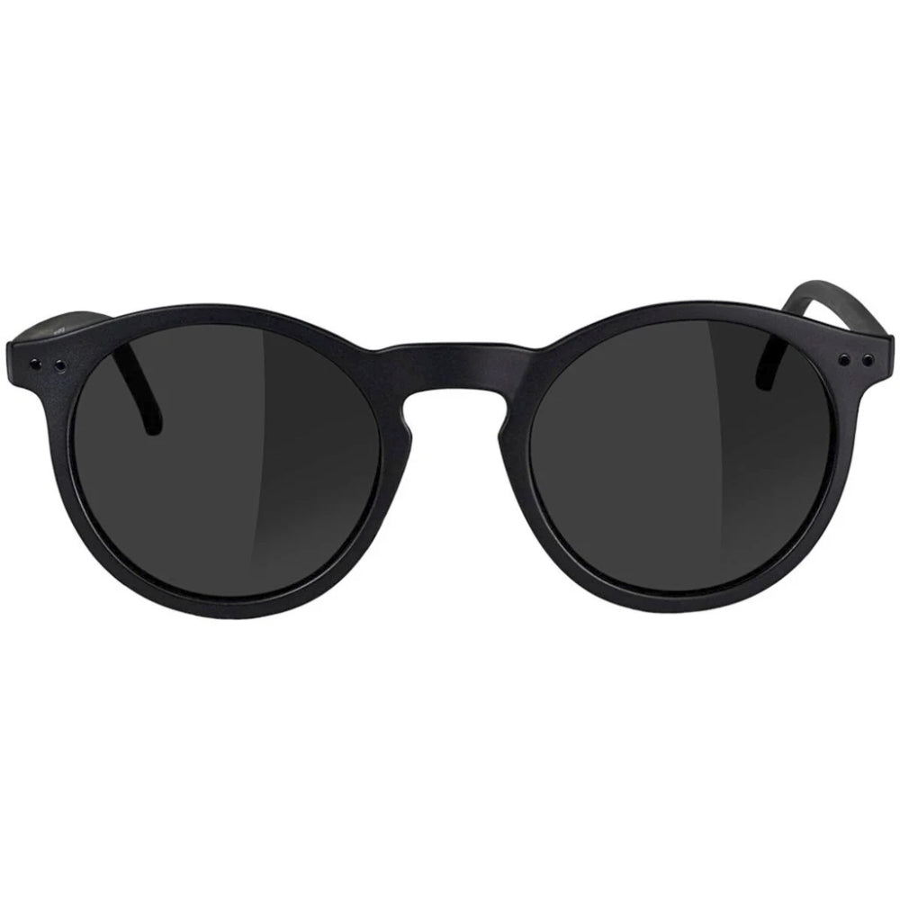 Glassy Apollo Polarized Sunglasses Blackout Front View