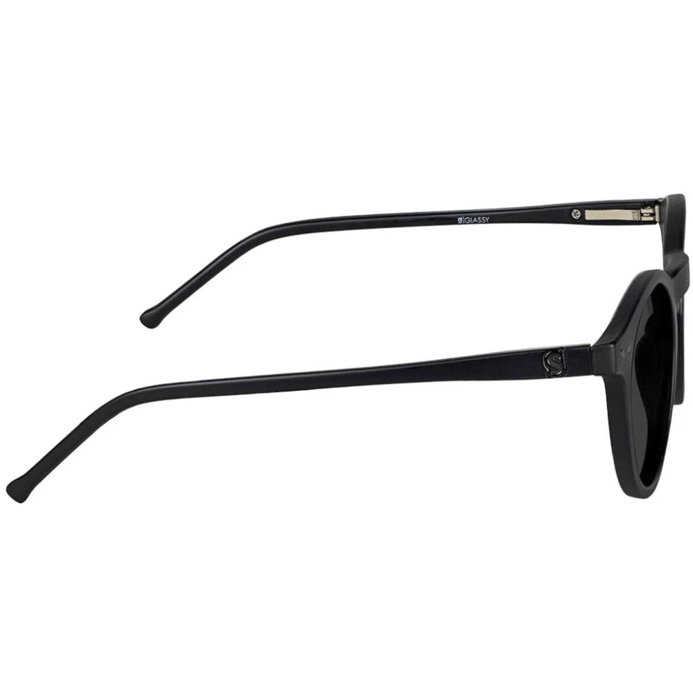 Glassy Apollo Polarized Sunglasses Blackout Side View