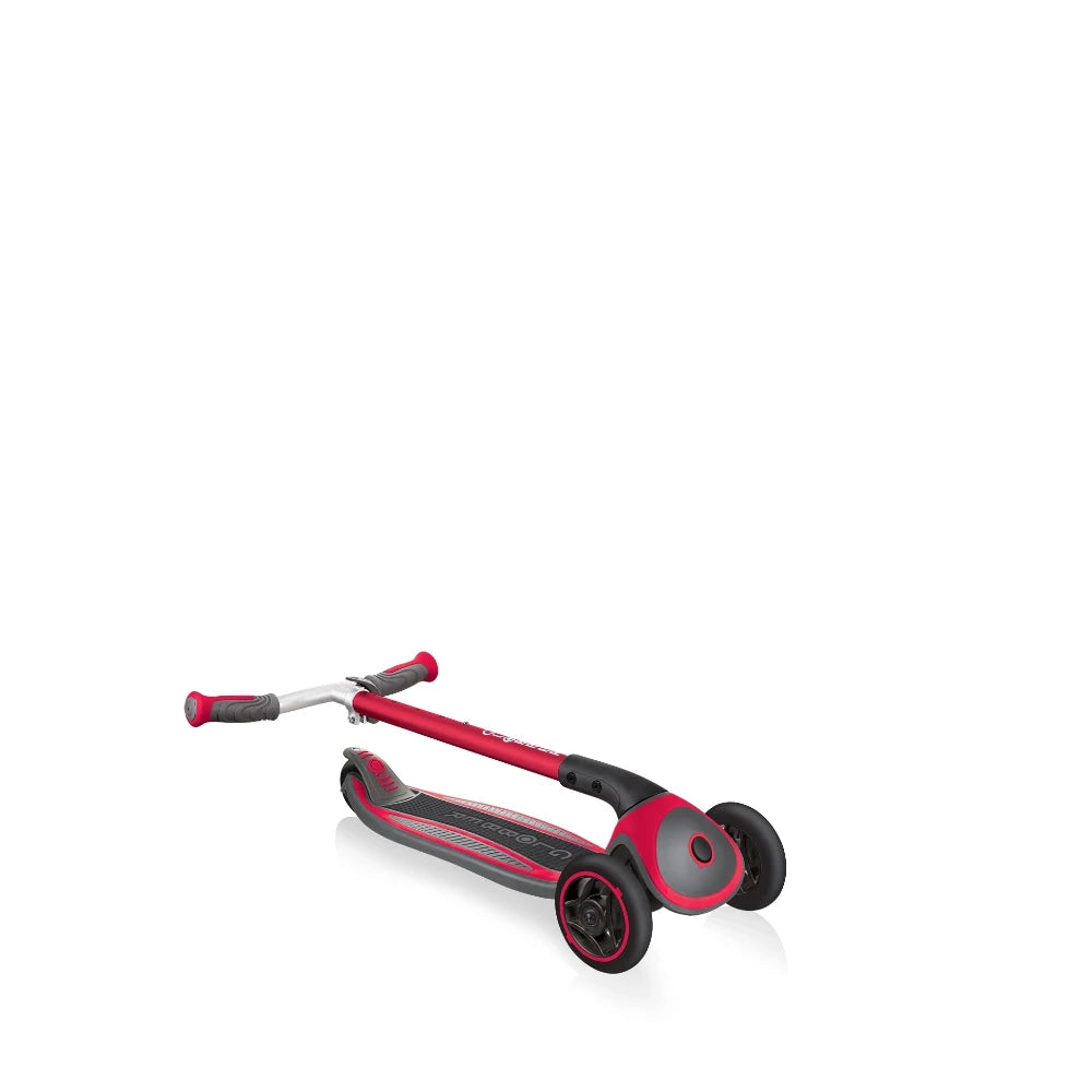 Globber Master Foldable Scooter Complete Red Folded