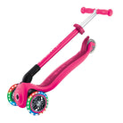 Globber Primo Foldable With Lights 3-wheels Scooter Complete Deep Pink Folded