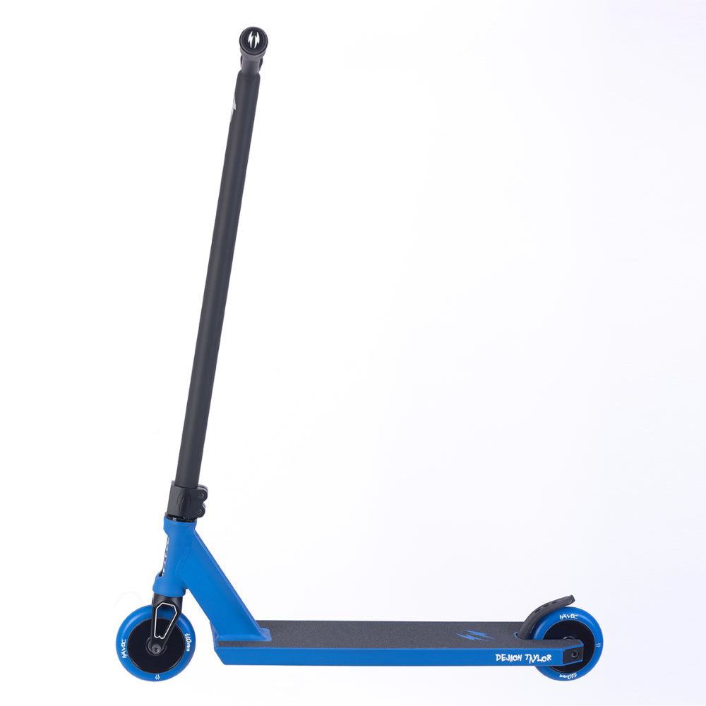 Havoc Descendant Freestyle Scooter Complete Blue Side Aluminium Fork