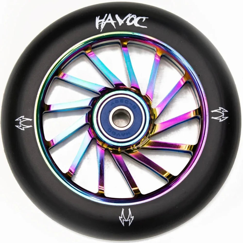 Havoc Descendant 110mm Scooter Wheels Neo Chrome