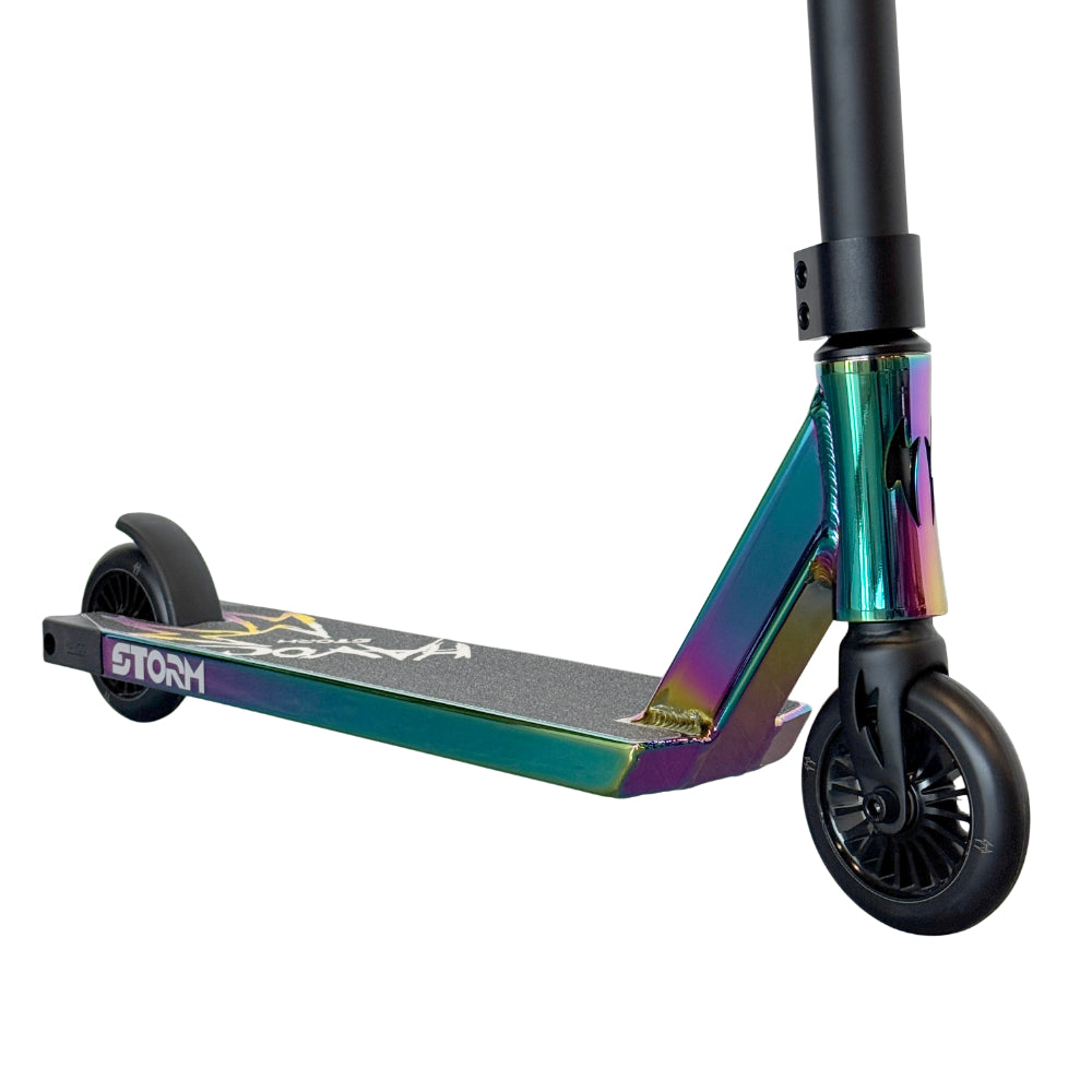Havoc Storm Freestyle Scooter Complete Oil Slick Close Up