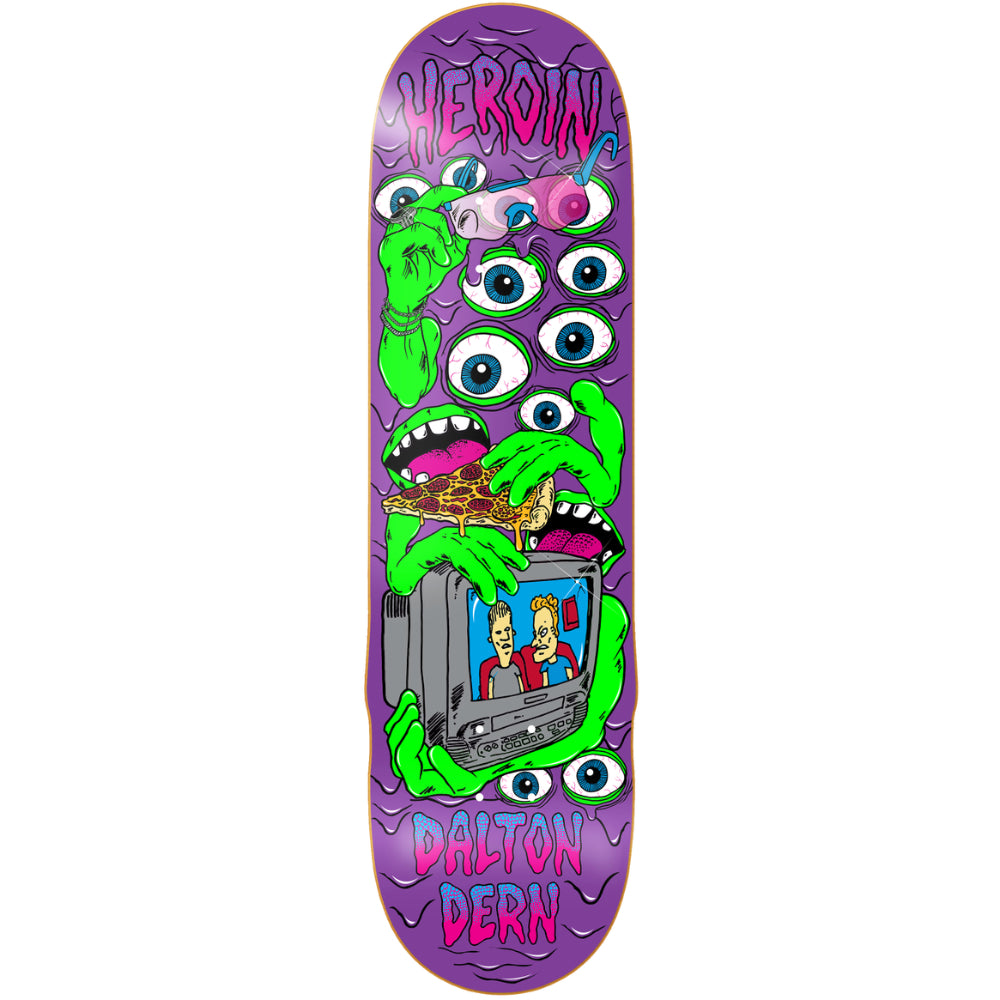 Heroin Dalton Dern Mutate Or Die 8.75 Skateboard Deck