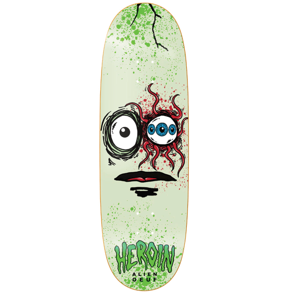 Heroin Space Egg 3  10.0 - Skateboard Deck