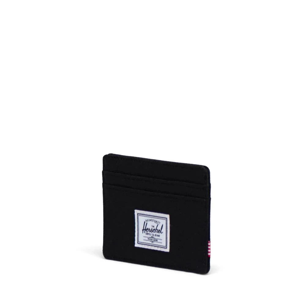 Herschel Charlie Cardholder Black Angle View