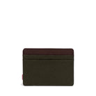 Herschel Charlie Cardholder Ivy Green / Chicory Coffee Back