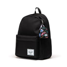 Herschel Classic Backpack Bag Charm Color Enchanted Garden Installed On A Backpack