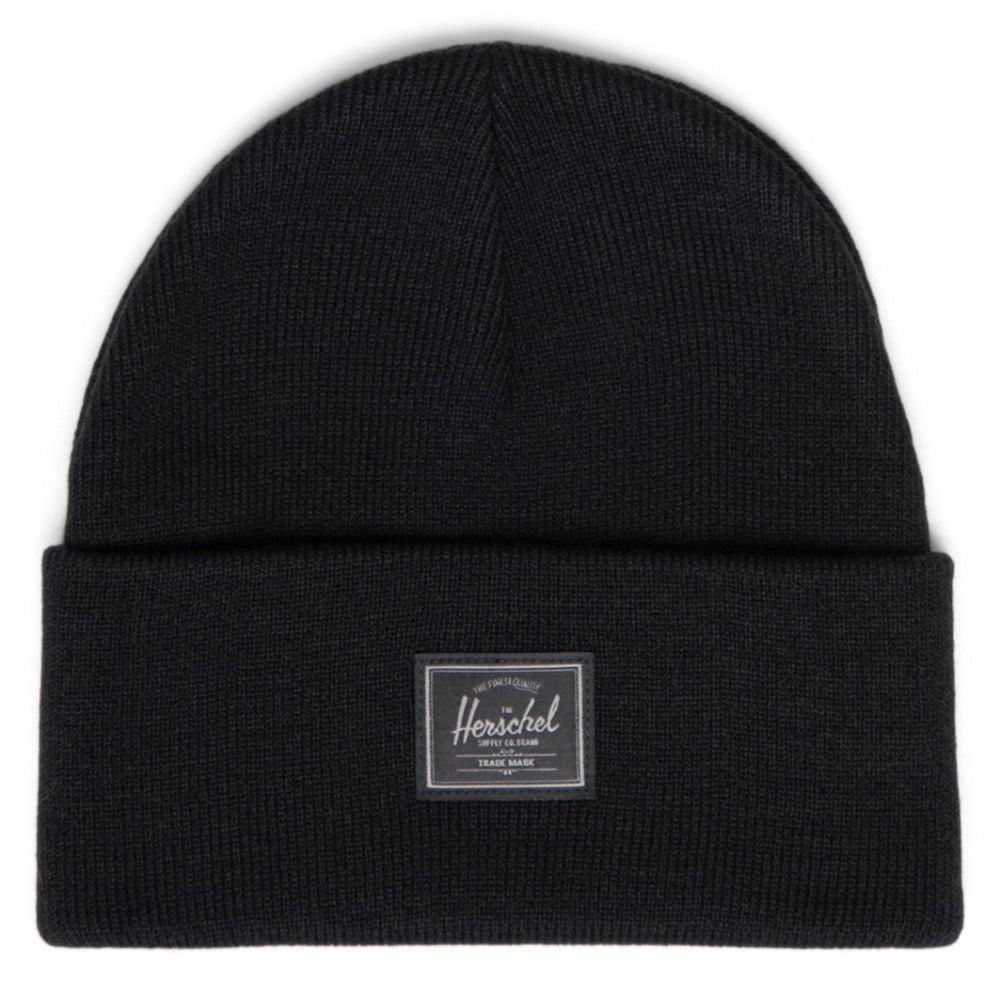 Herschel Elmer Beanie Black Tonal Front