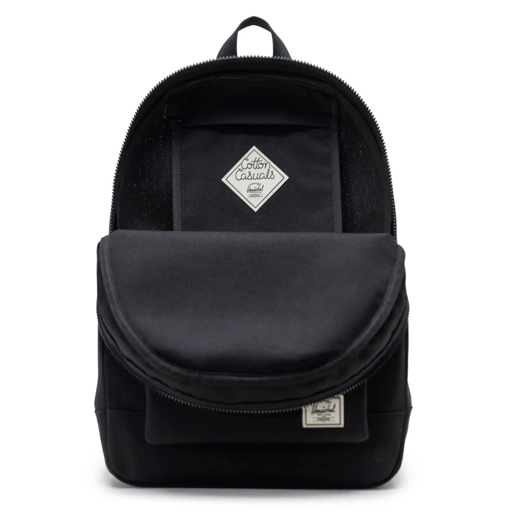 Herschel Pacific Daypack Black Front Opened