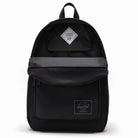 Herschel Pop Quiz Backpack Black Tonal Front Opened