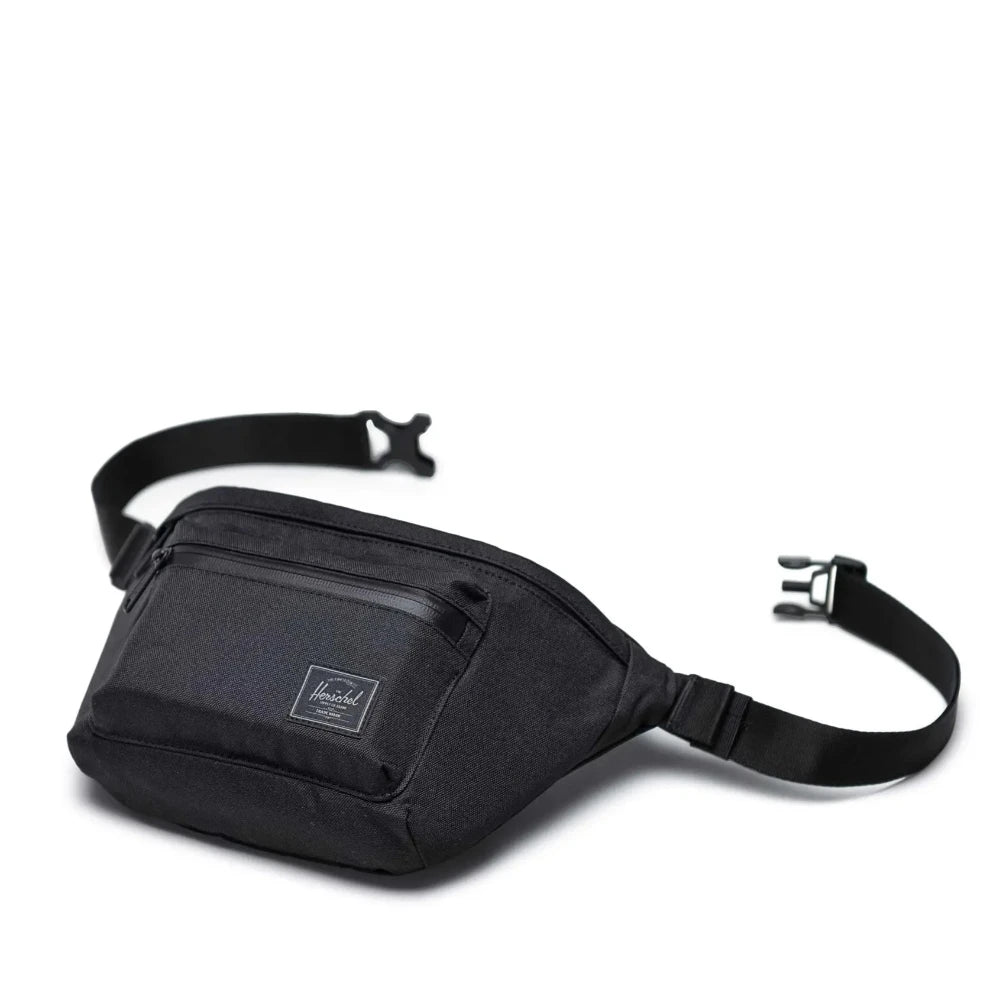 Herschel Pop Quiz Hip Pack Black Tonal Angle View