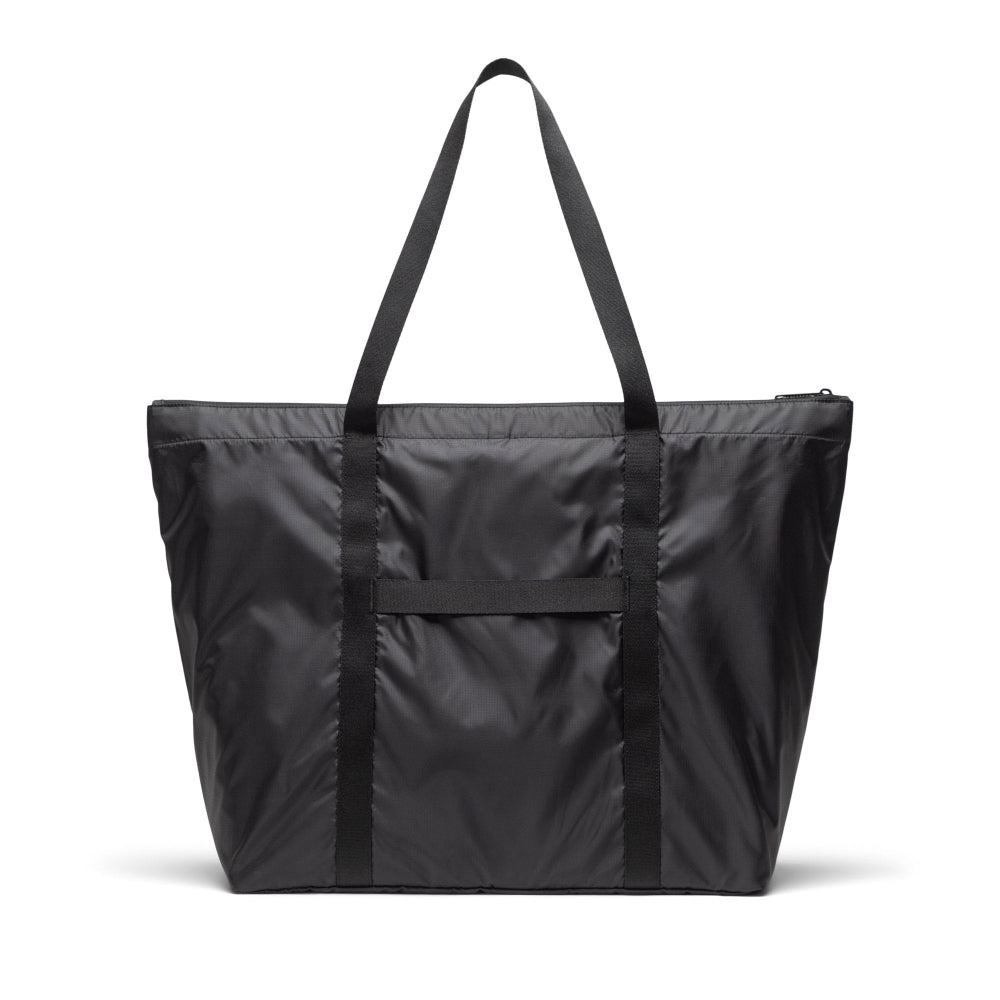 Herschel Portland Packable Tote Bag Black Tonal Back View