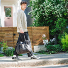 Herschel Portland Packable Tote Bag Black Tonal Lifestyle