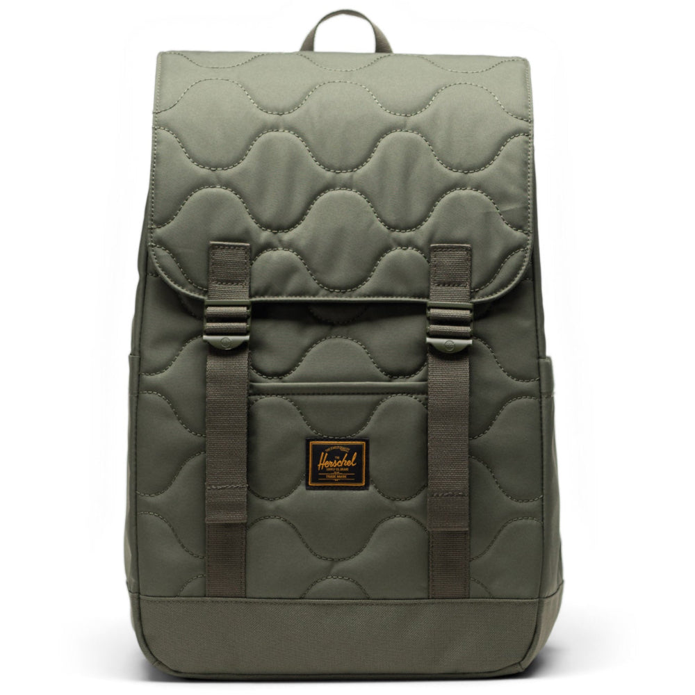 Herschel Retreat Small Capsule Quilted Backpack Beetle Front