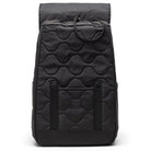 Herschel Retreat Small Capsule Quilted Backpack Black Front Opened