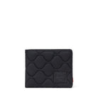Herschel Roy Quilted Capsule Wallet Black Front View