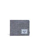 Herschel Roy Wallet Raven Crosshatch Front