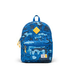 Herschel X LEGO Heritage Kids Backpack Abstract Bricks Blue Front View