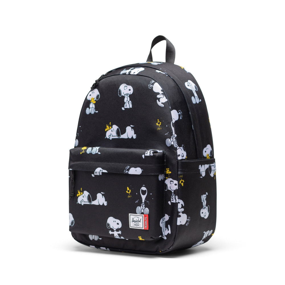 Herschel X Peanuts Classic Backpack Snoopy And Woodstock Black Angle