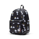 Herschel X Peanuts Classic Backpack Snoopy And Woodstock Black Angle