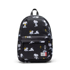 Herschel X Peanuts Classic Backpack Snoopy And Woodstock Black Front