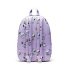 Herschel X Peanuts Classic Backpack Snoopy And Woodstock Pastel Purple Back