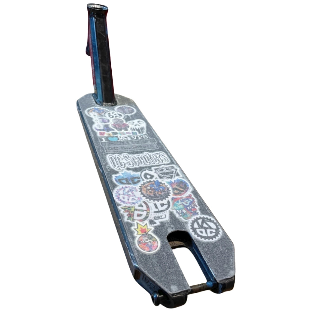 Ice Cream Project Clear 7" - Scooter Griptape Installed With Stickers Underneath