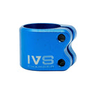 IVS Chamber 2 Bolt Scooter Clamp Blue Side Logo