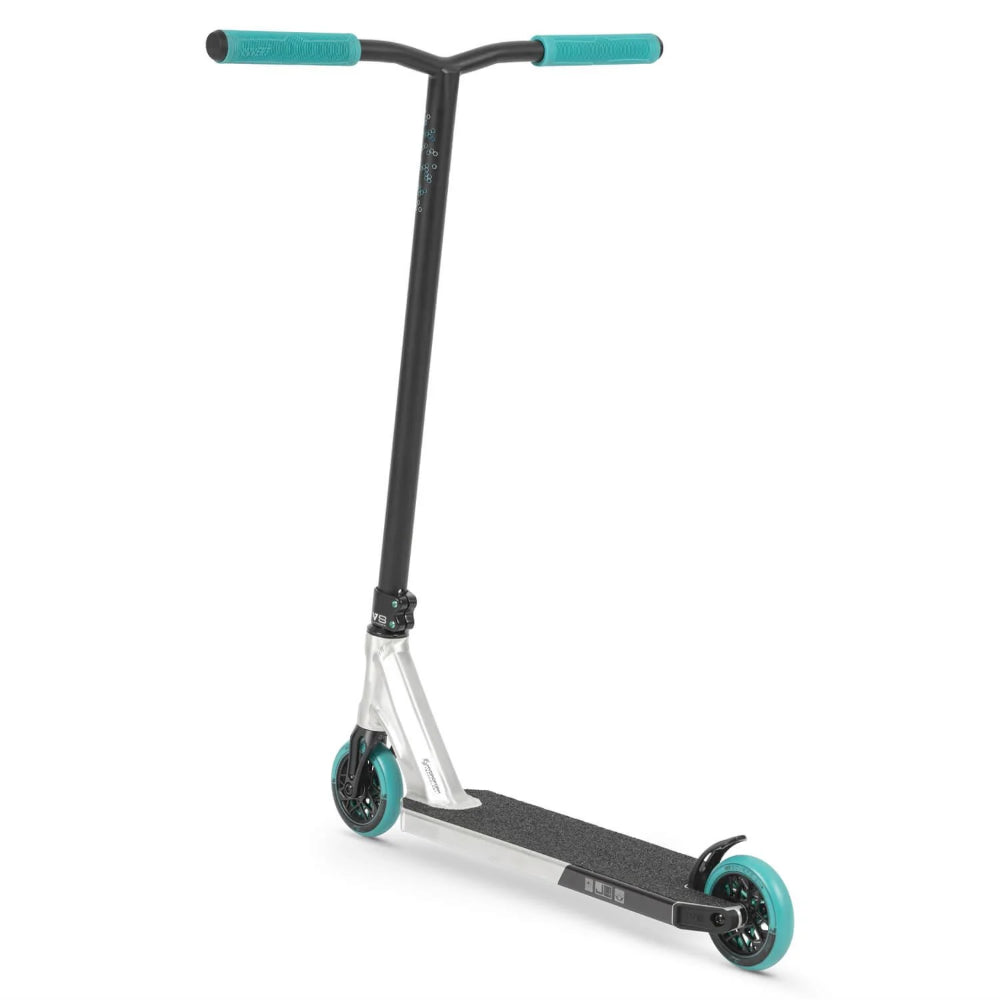 IVS Journey 4 Complete Scooter Raw Teal Back Angle View