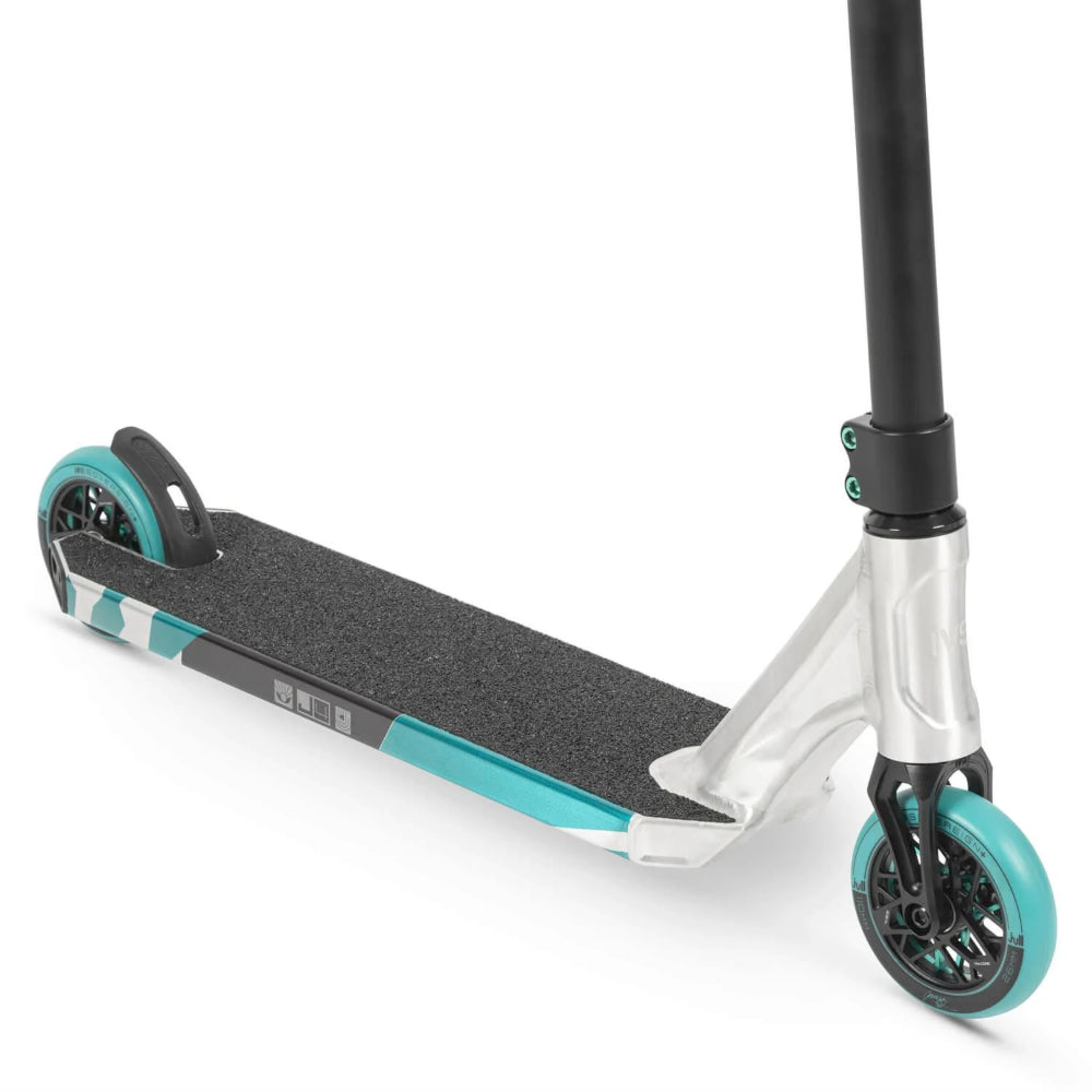 IVS Journey 4 Complete Scooter Raw Teal Front Close Up