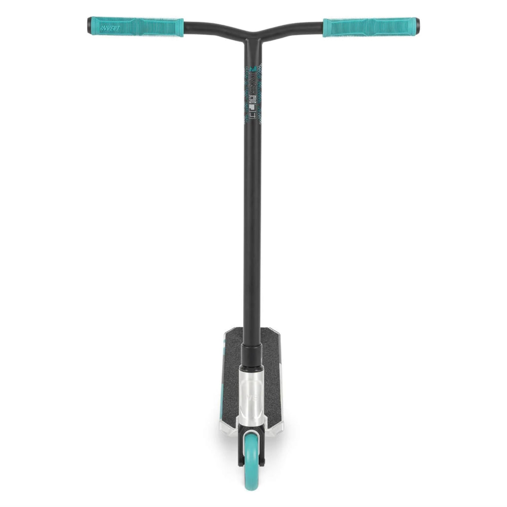 IVS Journey 4 Complete Scooter Raw Teal Front Cro-mo Butted Bars