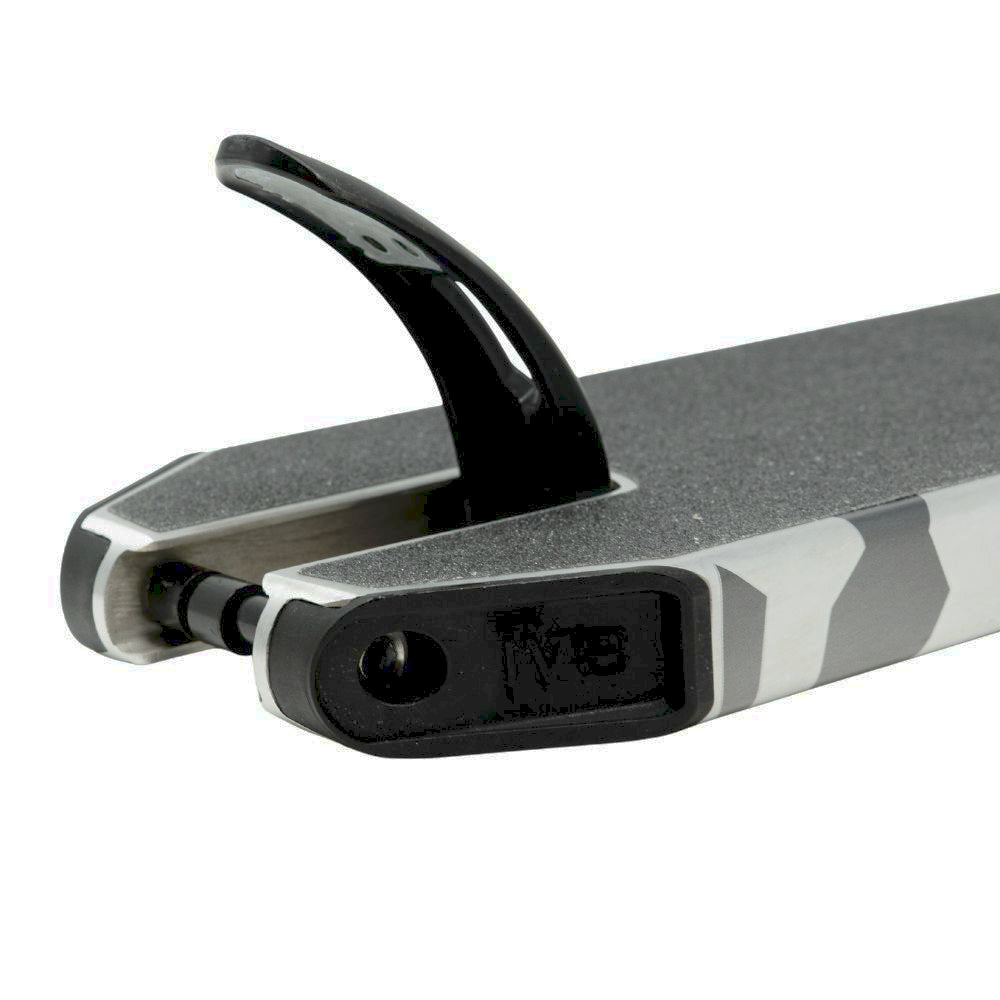 IVS Journey 4 Hydro Formed Park Scooter Deck Black / Raw With Perfect Fit Deck Plugs And Flex Brake