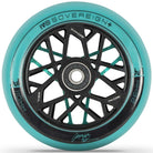 IVS Sovereign+ 110x26mm Scooter Wheels Black / Teal with unique tri-core