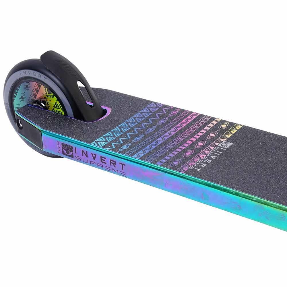 Invert Supreme Mini 1-4-8 Scooter Complete Neo Chrome Back Close Up