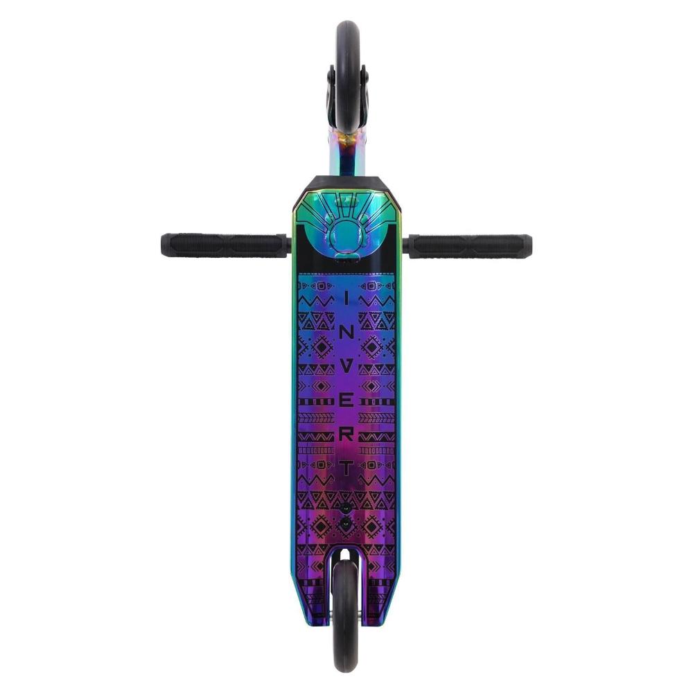 Invert Supreme Mini 1-4-8 Scooter Complete Neo Chrome Bottom Design