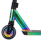 Invert Supreme Mini 1-4-8 Scooter Complete Neo Chrome Side Neck Close Up